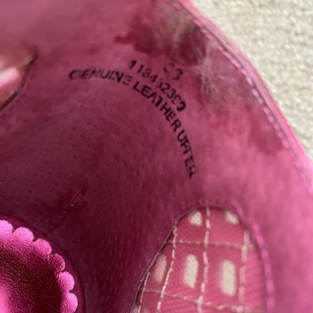 Barbie Pink Rhinestone Open Toe Heels - Picture 7 of 8